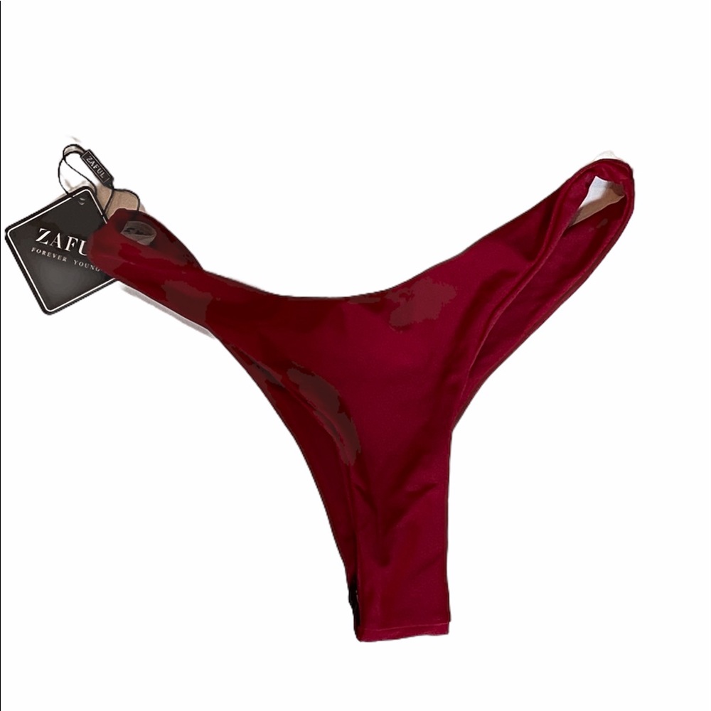 Zaful Forever Young Red Bikini Bottom size Medium